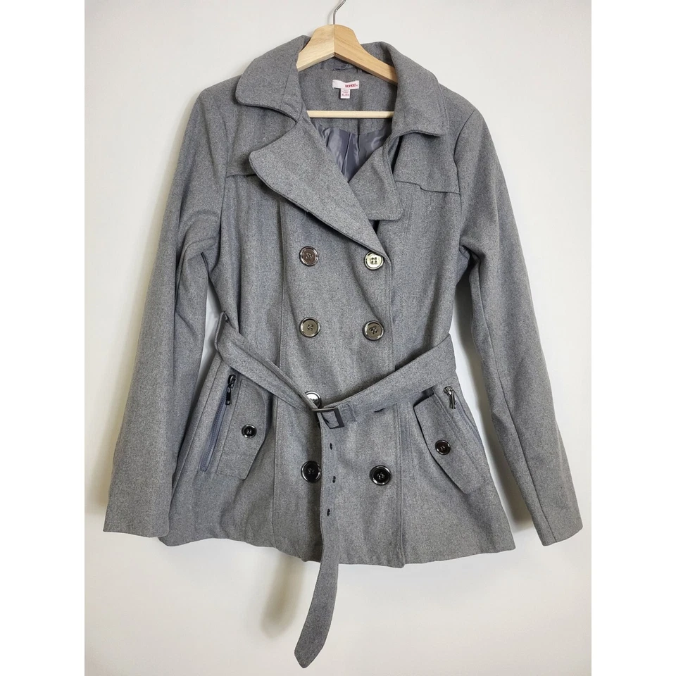 Abrigo Bongo gris para mujer talla XL Foto 3 de 4