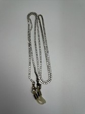 Woman  s Elegant Crystal Rhinestone Eyeglass Chain Necklace