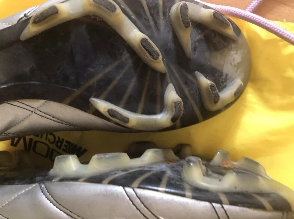 Nike Mercurial VAPOR R9 Silver Football Shoes Soccer Cleats RONALDO NAZARIO - Image 3 of 3