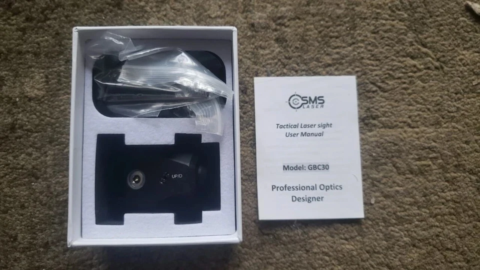 SMS Mini Green Dot Laser Sight USB Magnetic Rechargeable Pistol Rifle Airsoft - Image 4 of 4