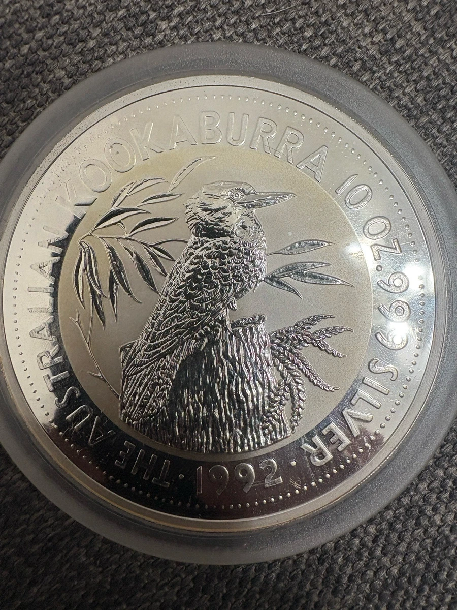 Australian Kookaburra Uncertified 1992 Silver Bullion Coins for