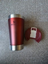 Stanley 16 oz. Insulated Beer Tumbler with Built-In Bottle Opener in Maroon
