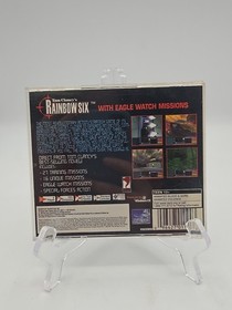 Tom Clancys Rainbow Six Sega Dreamcast CIB Complete Tested Strategy Shooter Game