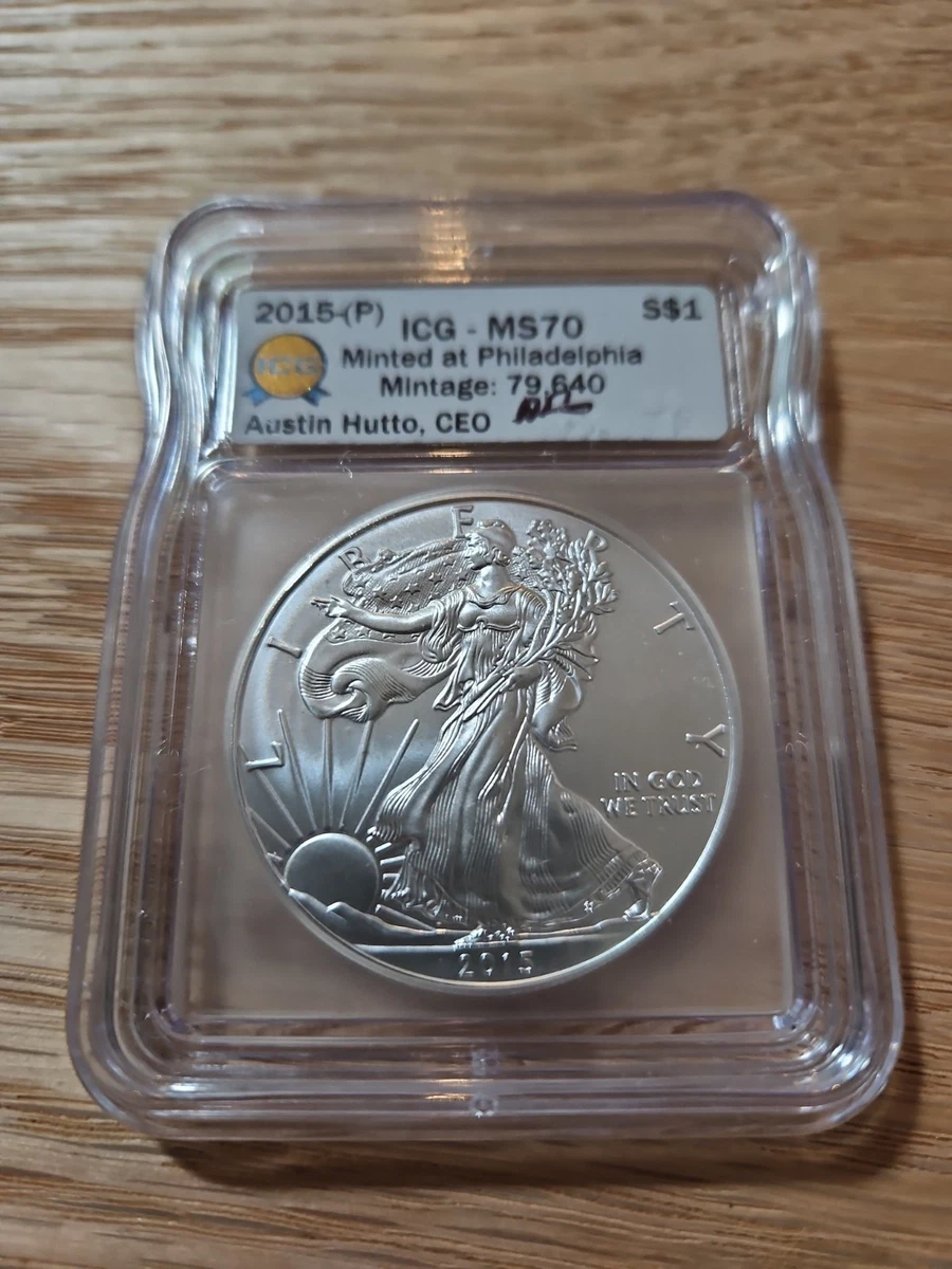 2015 ICG Certified Silver Bullion Coins for sale | eBay