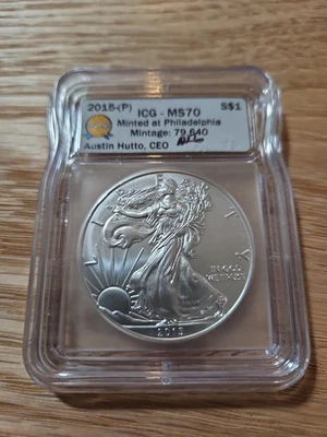American Eagle MS 70 Graded 2015 Silver Bullion Coins for sale | eBay