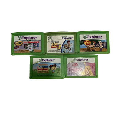 5 Leap Frog LeapPad Explorer Learning Game lot  LeapPad 1 2 3 XDI Ultra Platinum