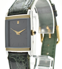 [OTTIME CONDIZIONI] Seiko Exceline 7321-5740 Orologio Donna Quarzo Oro Nero Tank 20mm Giappone