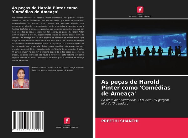 Preethi Shanthi | As PeçAs De Harold Pinter Como 'ComéDias De AmeaçA' | Buch-image