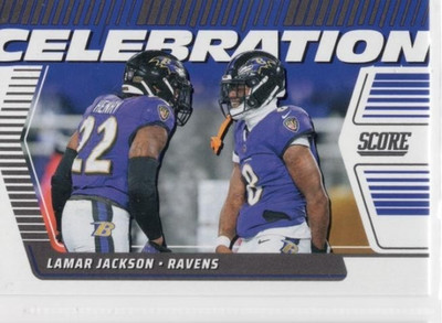 2025 Score - Celebration Lamar Jackson #C-LJA
