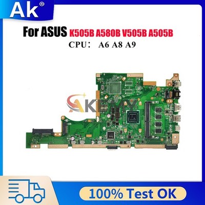 X505BA Laptop Motherboard For ASUS K505B A505B A580B X505BP V505B Mainboard