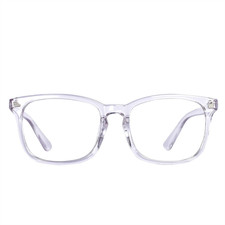 Fake Glasses with Cute Nerd Frame Reading/Gaming/Tv/Phones Glasses for Women Men