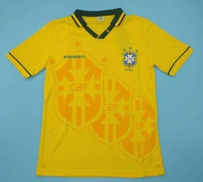 BRAZIL HOME 1994 WINNING WORLD CUP RETRO SHIRT NEW