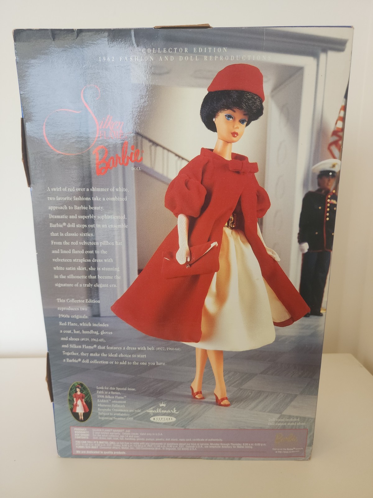 RARE Silken Flame Barbie, 1962 Fashion Reproduction – Vintage 1997 NRFB