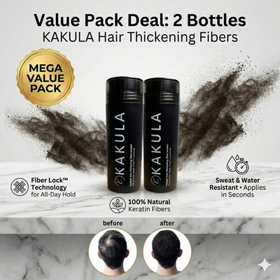 Kakula Keratin Hair Fiber Fiber 27.5g Black Dark/Med/Light Brown Fast Shipping