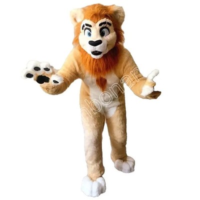 Adult Lion Mascot Costume Cartoon Animal Anime Theme Character Adult Size