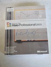 Microsoft Office Visio Professional 2003 RETAIL Box Sealed New