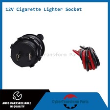 12V Cigarette Lighter Socket Power Plug Outlet Car Motorcycle Marine Receptacle
