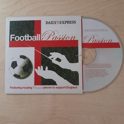 FOOTBALL PASSION - CLASSICAL ANTHEMS V/A EXPRESS MAG CD - JERUSALEM/NESSUN DORMA