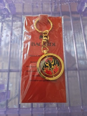 Bacardi Bat Keychain New in Packaging
