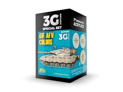 AK Interactive - 3.Generation - Acrylfarben Set IDF AFV Farben AK11650