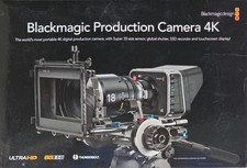 Blackmagic Production Cinema Camera 4K Body EF Mount with Charger And Box