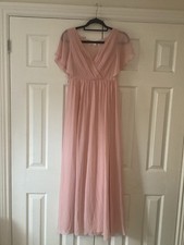 BNWT Pink Party Prom Cruise Event Maxi Bridesmaid Dress size 8