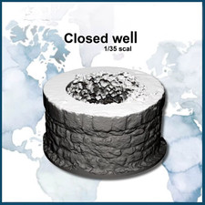 1/35 Scale Closed Well Resin Diorama Terrain Base Unpainted Model Kit