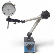 Magnetic Base Dial Indicator 1" Travel 0.001" New Fine Adjustment