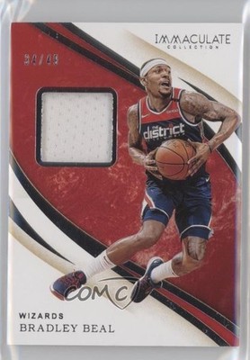 2019-20 Panini Immaculate Swatches 34/49 Bradley Beal #SW-BBL 0eo6