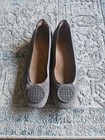 Clark's Candra Grey Suede Ballet Flats Size 10 — photo 1