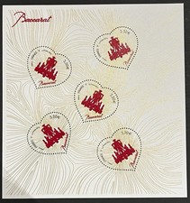Timbre Bloc N°F4883, Cœur Baccarat 3€, neuf **, 2014, TB.