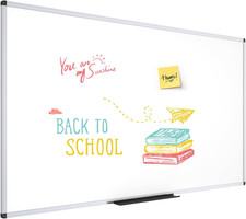 Dry Erase Board/Whiteboard, 72 X 48 Inches, Wall Mounted Board for School Office