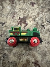 BRIO World Green Action Locomotive Battery Operated Toy Train WORKING