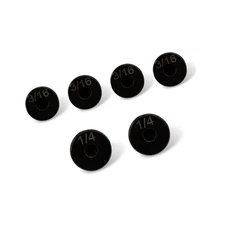 6 PCS Brake Line Flaring Tool Kit Flare Adapter, 3/16" 1/4" Steel Double Flar...