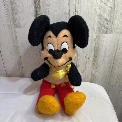 Vintage 1950s California Stuffed Toys Mickey Mouse-Walt Disney Productions 17"
