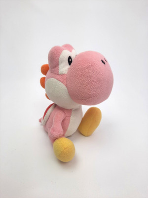 Yoshi Rosa Nintendo Plüsch Stofftier 18cm