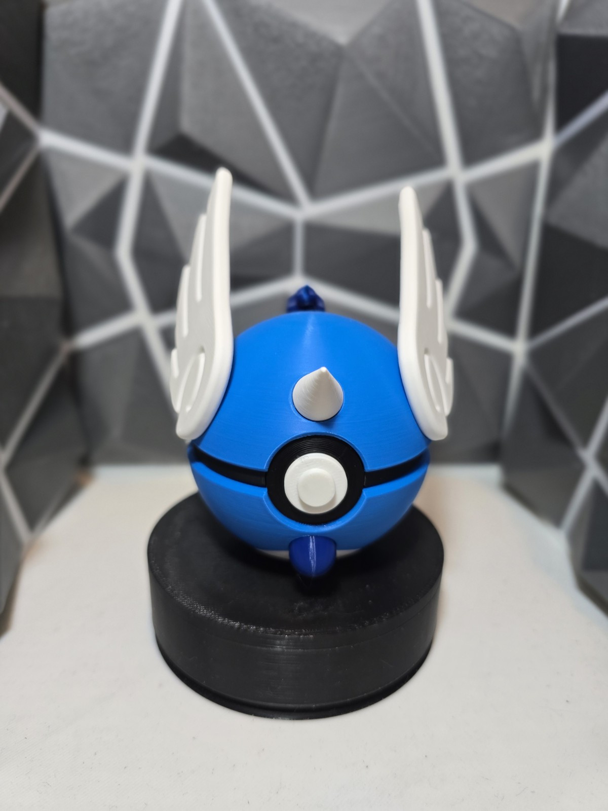 Pokeball Draco 148 figurine de collection Pokemon bleue en PVC de 7 cm