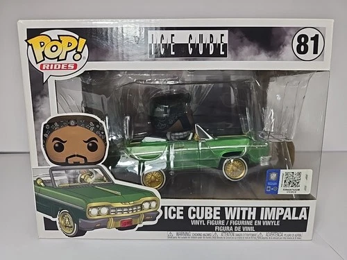 Funko POP! Rocks Ice Cube with Impala Supersized #81 Vinyl Figure DAMAGED BOX