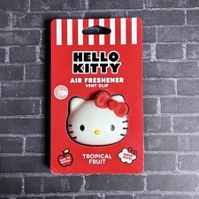 Sanrio Hello Kitty Car Vent Clip Air Freshener for Cars, Tropical Fruit Scent