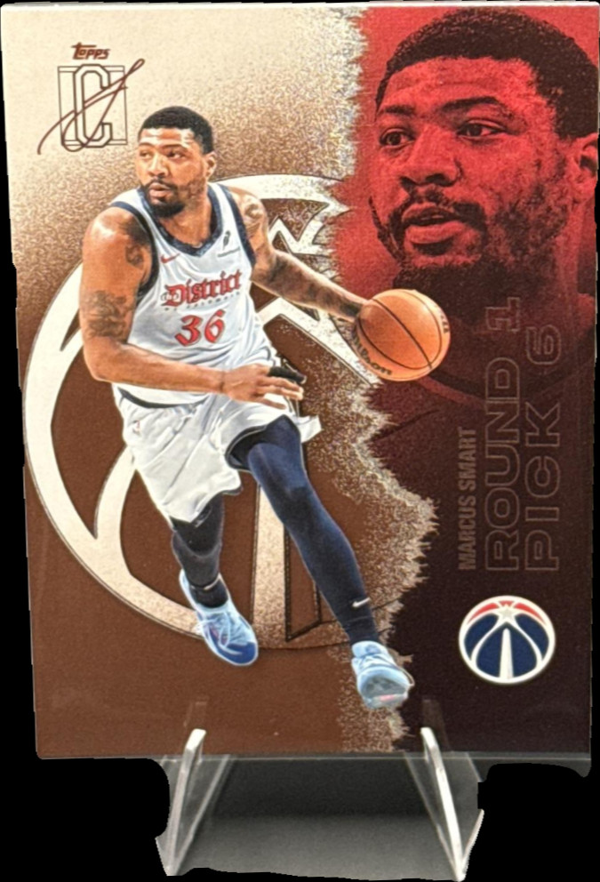 2025-26 Topps Signature Class Marcus Smart #27 Veteran Bronze Foil Wizards
