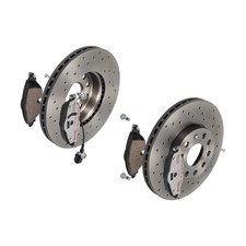 BREMBO BREMSSCHEIBEN Ø288MM + BREMSBELÄGE VORNE FÜR VW GOLF VI SEAT LEON VII 