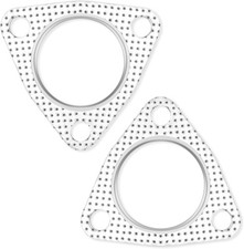 2PCS 2" Exhaust Gasket Set,3-Bolt Exhaust Flange Gasket with High Sealing,Multif
