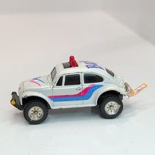 1993 Maisto Alarm Busters White Baja Bug Volkswagen Vw Beetle 4x4 Toy Car Loose