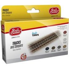 Track Weathering and Sleepers Set Acrylic Colours Ammo by Mig Model Rail Center 