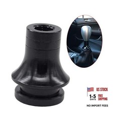 Pursuestar Black Aluminum Shift Knob Adapter Boot Retainer Black - M121.25