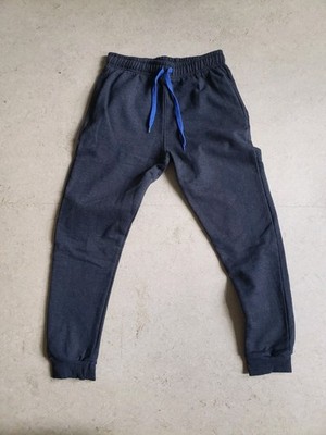 Jogginghose Herren M Dunkelgrau Neu Blaue Bändel Freizeit Iprofash Baumwolle
