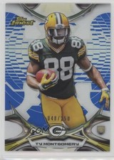 2015 Topps Finest Blue Refractor 48/250 Ty Montgomery #9 0l1
