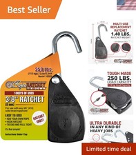 3/8" Block and Tackle Pulley Hoist - No Rope Included