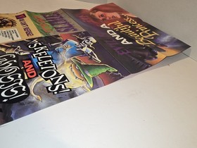Vintage 1986 NES Dragon Warrior POSTER Nintendo Power Foldout Promo Ad