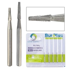 Wave Dental Carbide Burs FG 701 701L Taper Fissure High Speed Handpiece Bur